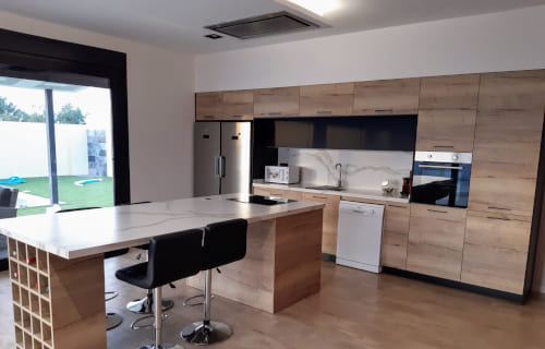 tenemos islas y penínsulas de cocina